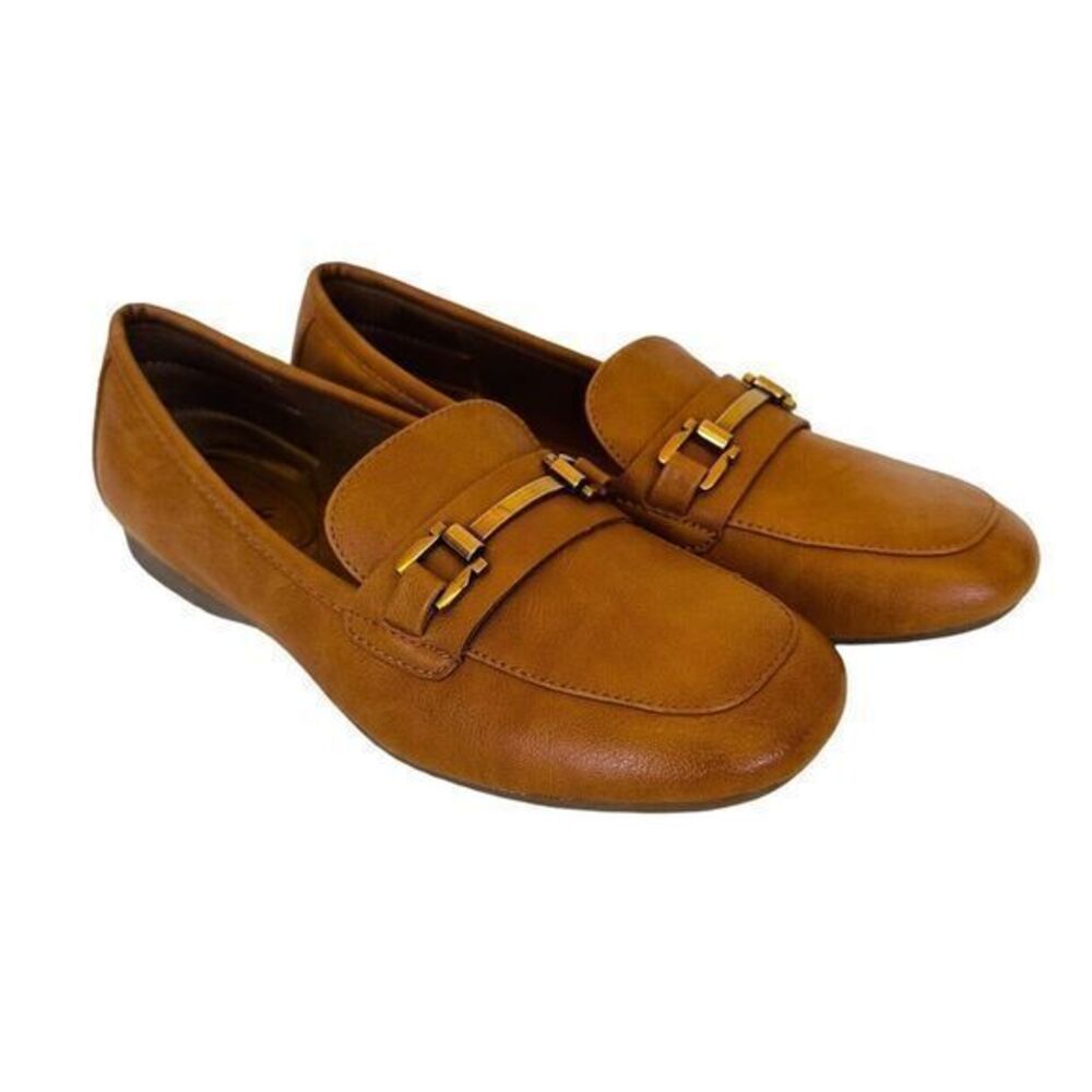 Eurosoft Women's‎ Kellsie Luggage Flat Loafer Cushion Insole Women's Size 8M NWB - Picture 3 of 13